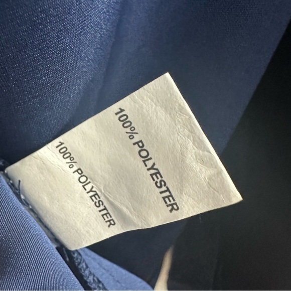 Ramy Brook Diane Romper Spring Navy Blue Long Sleeve Satin Chic Size Medium New - Picture 7 of 8